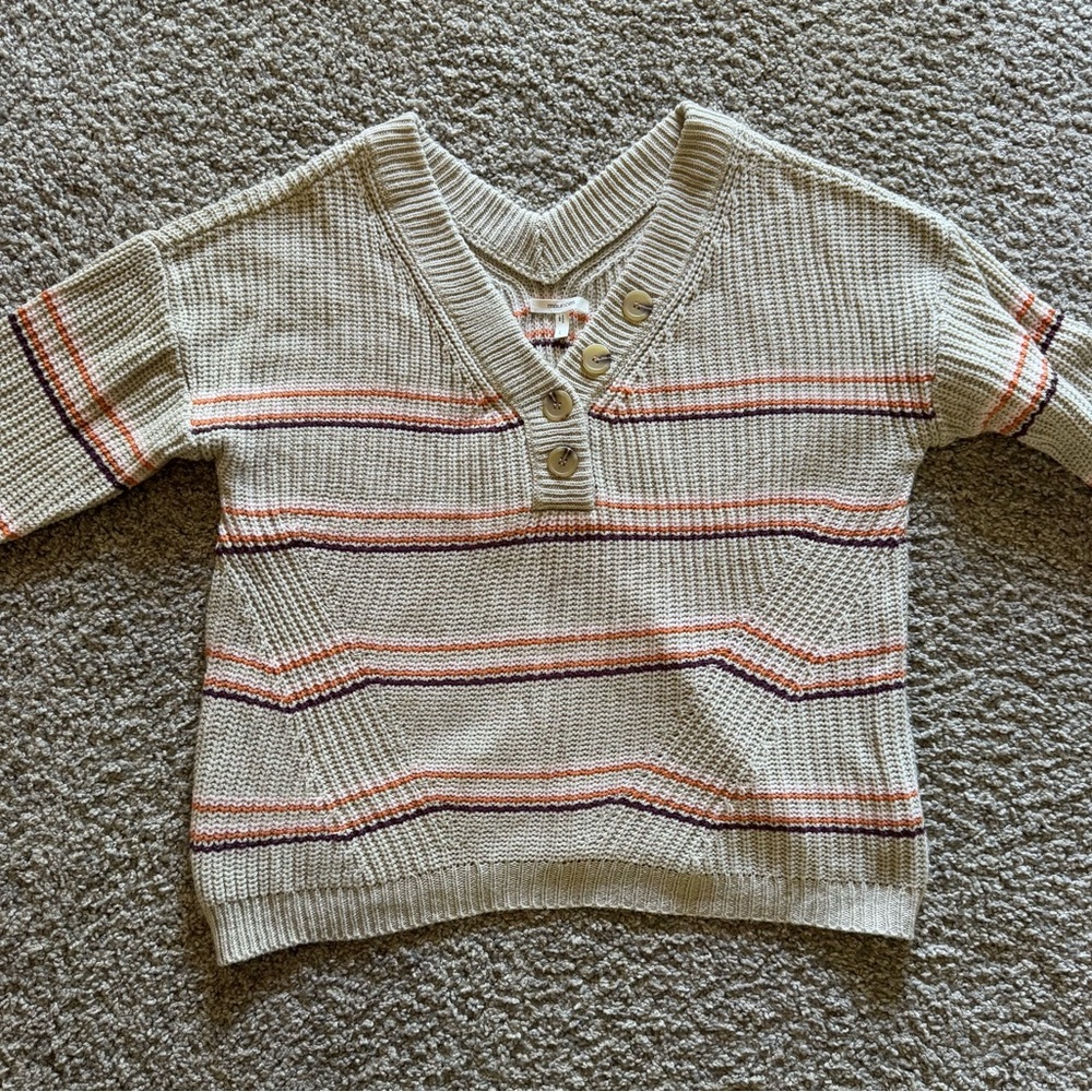 Maurices Striped Highland Henley Sweater - Multi